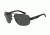 Armani Exchange AX2012S Single Vision Prescription Sunglasses AX2012S-606387-62 - Lens Diameter 62 mm, Frame Color Satin Black/Black