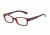 Armani Exchange AX3017 Progressive Prescription Eyeglasses 8118-52 - Burgundy Transparent/Burgundy Frame