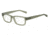 Armani Exchange AX3023 Single Vision Prescription Eyeglasses 8167-53 - Matte Mallard Green Trnsp Frame