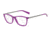 Armani Exchange AX3028F Progressive Prescription Eyeglasses 8171-53 - Purple Magic Milky Frame