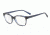Armani Exchange AX3037 Single Vision Prescription Eyeglasses 8206-53 - Havana Blue Twilight Frame