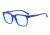 Armani Exchange AX3045 Single Vision Prescription Eyeglasses 8183-55 - Matte Navy Blue Frame