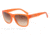 Armani Exchange AX4008 Single Vision Prescription Sunglasses AX4008-802213-56 - Lens Diameter 56 mm, Frame Color Matte Clementine Transparent