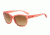 Armani Exchange AX4044S Single Vision Prescription Sunglasses AX4044S-816413-55 - Lens Diameter 55 mm, Frame Color Transparnt Coral