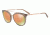 Armani Exchange AX4068S Single Vision Prescription Sunglasses AX4068S-82404Z-55 - Lens Diameter 55 mm, Frame Color Transparent Tundra Brown