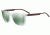 Armani Exchange AX4070SF Single Vision Prescription Sunglasses AX4070SF-82356R-58 - Lens Diameter 58 mm, Frame Color Transparent Grystal
