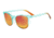 Armani Exchange AX4077S Bifocal Prescription Sunglasses AX4077S-82566Q-55 - Lens Diameter 55 mm, Frame Color Transp Blue/Transp Orange