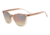 Armani Exchange AX4077SF Progressive Prescription Sunglasses, 56mm, Transp Tundra/Transp Rose, AX4077SF-82574Z-56-PRO