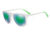 Armani Exchange AX4078S Progressive Prescription Sunglasses AX4078S-82583R-56 - Lens Diameter 56 mm, Frame Color Matte Crystal