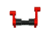 Armaspec Fulcrum 45 Degree Short Throw Ambidextrous Safety Selector, Red, ARM212-RED