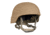 ArmorSource AS-200 Full Cut NIJ IIIA Ballistic Helmet, Coyote Brown, Extra Large, 200XLRCCBS