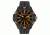 Armourlite Caliber Series Orange Watch With Rubber Band, Black/Orange, Small AL612