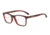 Arnette AKAW AN7125 Eyeglass Frames 2470-53 - Matte Transparent Bordeaux Frame