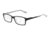 Arnette AN7034 Bifocal Prescription Eyeglasses, 53mm, Top Black On White-Crystal, AN7034-1007-53-BI