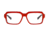 Arnette Bitrate Eyeglasses, Gloss Red/Black Frame-AN7084-0453