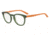 Arnette BOTTOM TURN AN7120 Bifocal Prescription Eyeglasses, 49mm, Matte Transp Dark Green, AN7120-2419-49-BI