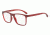 Arnette CUZ AN7132 Progressive Prescription Eyeglasses, 54mm, Transparent / Red, AN7132-2495-54-PRO