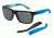 Arnette Dropout Sunglasses, Fuzzy Black/Aloha Frame, Grey Lens AN4176-13