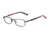 Arnette FLUX AN6083 Prescription Eyeglasses, 49mm, Matte Black/Matte Red, AN6083-599-49-SV