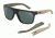 Arnette Squaresville Bifocal Prescription Sunglasses, Fuzzy Black/Olive/Khaki Frame, Grey/Green Lens-AN4184-05BI