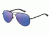 Arnette Trooper Single Vision Prescription Sunglasses, Matte Black Frame, Purple Mirror Lens-AN3065-01SV