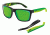 Arnette Witch Doctor Bifocal Prescription Sunglasses, Gloss Black/Green Frame, Citrus Chrome Lens-AN4177-13BI