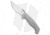 Artisan Cutlery Kami Folding Knife, 3.78in, CPM S35VN Stainless Steel, Drop Point Blade, Titanium Gray Handle, Steel/Gray, 8.43in, BHQ-203106