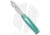 Artisan Cutlery Kinetic-Tool Automatic Butterfly Knife, 4.00in, Stainless Steel, Spear Point Blade, Titanium Blue Handle, Steel/Blue, 9.625in, BHQ-112060