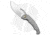 Artisan Cutlery Mini Xcellerator Folding Knife, 3.25in, CPM-S90V, Drop Point Blade, Titanium Gray Handle, Steel/Gray, 8.86in, BHQ-193870