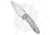 Artisan Cutlery Ornis Folding Knife, 3.52in, CPM-S90V, Drop Point Blade, Titanium Gray Handle, Steel/Gray, 8.01in, BHQ-201639