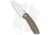 Artisan Cutlery Prime Folding Knife, 3.00in, CPM-S90V, Sheepsfoot Blade, Micarta OD Green Handle, Steel/OD Green, 7.00in, BHQ-203075