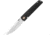 Artisan Cutlery Sirius Folding Knife by Ray Laconico, 4.5in Closed, 3.5in, AR-RPM9, Satin Drop Point Blade, Black G10 Handle, 1849P-BK