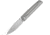 Artisan Cutlery Sirius Folding Knife by Ray Laconico, 4.5in Closed, 3.5in, S35VN, Satin Drop Point Blade, Gray Titanium Handle, Nylon Sheath, 1849G-GY