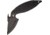 ASD Centurion Black Fixed Blade Knife, 4.25in, D2 Tool Steel, Standard Edge, Sawback, Black, G10 Handle ASD02B