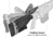 Ashbury Precision Ordnance SABER Alloy SuperSport MOD-1 Series Folding Rifle Chassis, RSA-A3, Remington 700 Short Action, Right Hand, 10-Round Magazine, Nordic Grey 060-03V-0015-00 NGY