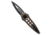 Asheville Steel Paragon Warlock Enchanter Skeletonized Folding Knife, 3.80in, CPM S35VN, Aluminum, Brown Handle, Brown/Black, 9.25 inch, BHQ-188362