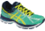 Asics Gel-Cumulus 17 Road Running Shoe - Womens-Aqua/Yellow/Navy-Medium-7 US