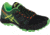 Asics Gel-Fujiattack 4 Trail Running Shoe - Mens-Onyx/Yellow/Green-Medium-10 US
