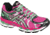 Asics Gel-Nimbus 16 Road Running Shoe - Women's-Hot Pink/Green-Medium-7.5 US