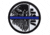 ASP Blue Line Patches, Black/White, 59137