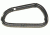 ASP Carabiner,Black Polymer 56216