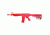 ASP Training Gun - Government Carbine Flat Top Sliding Stock w/Rails 07421