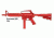 ASP Red Training Gun Government SMG 07404