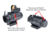 AT3 Tactical 3XP Prism Scope 3x Magnification with Illuminated BDC Reticle, AT3-3XP