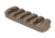AT3 Tactical M-LOK Rail Section, 5 Slots, FDE, 5SRS-MLOK-AT3-FDE