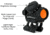 AT3 Tactical RD-50 Micro Red Dot Reflex Sight, .83in Riser, RD-50-83