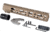 AT3 Tactical SPEAR M-Lok AR-15 Free Float Handguard, 12 in, FDE, AT3-MLOK-12-FDE