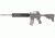 AR-15 Rifle Length Free Float Forend mounted to rifle