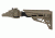 ATI Outdoors Strikeforce 6-Postion Folding Stock w/TactLite Cheekrest, Strikeforce Handguard, X1 Pistol Grip, Scorpion Recoil System, AK-47, Flat Dark Earth, B.2.20.1250