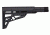 ATI Outdoors AR-15 TactLite Six Position Commercial Stock With Commercial Buffer Tube Fits Most AR-15 Varoamts Black